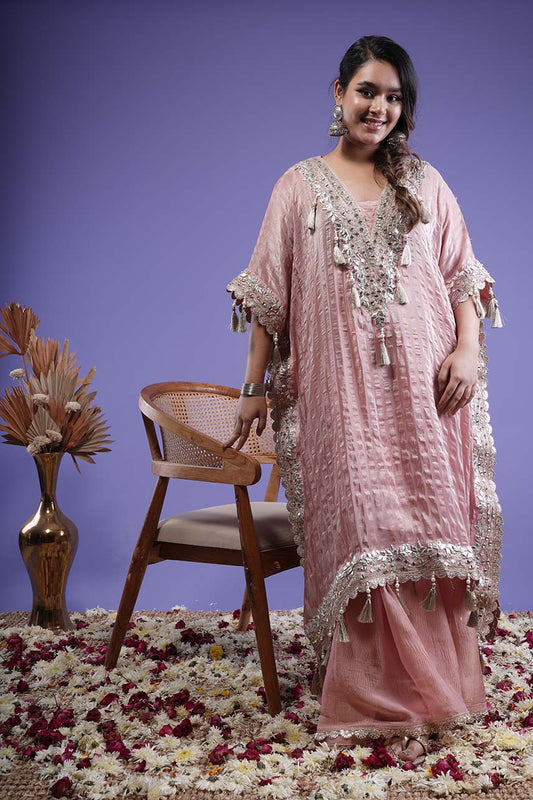 Rooh Kaftan set (Peach)